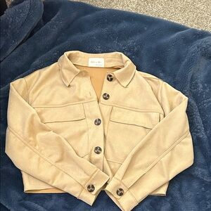Beige Shirt Jacket